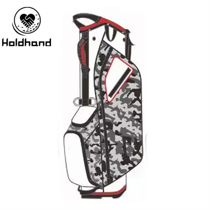 High End Material Customize OEM Pu Leather Material 14-way Golf Carry Bag best