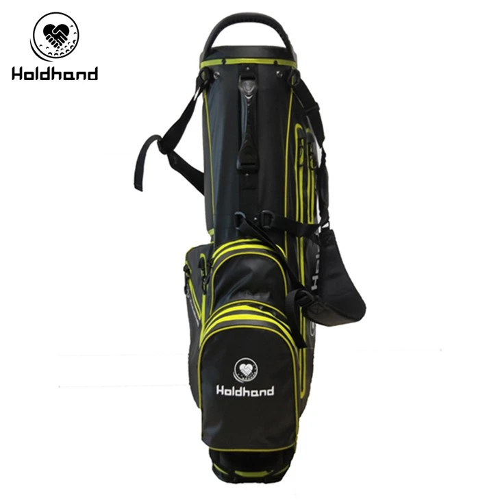 Professional golf stendli sumkasi stendli va bir nechta cho'ntaklar bilan engil golf tashish sumkasi