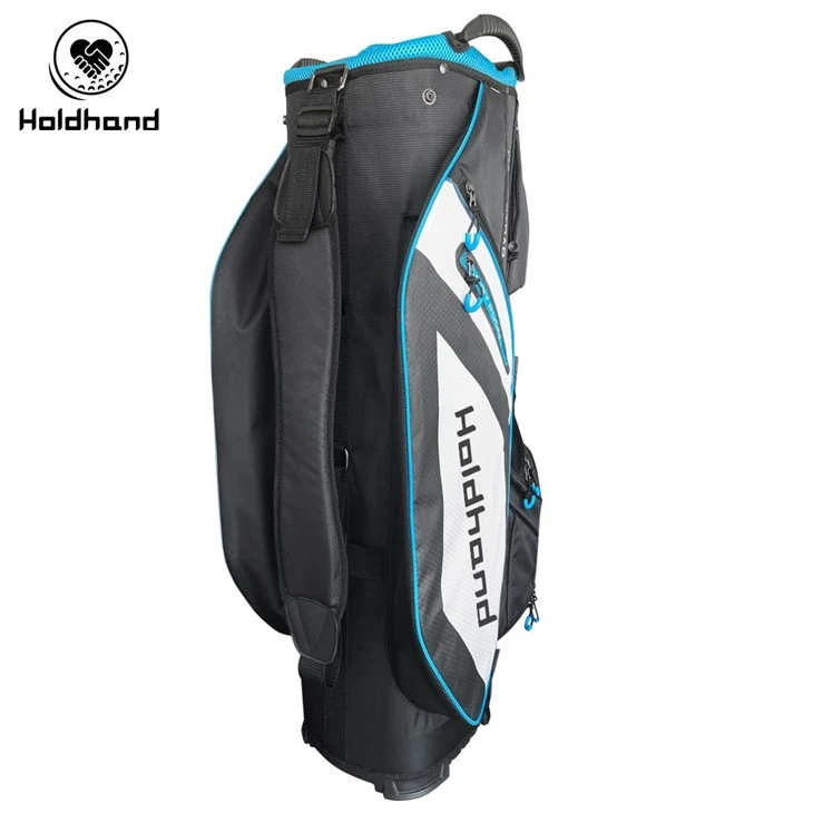 Wholesale Custom Green PU Leather Golf Bags With Unique Design For Golf Cart Use