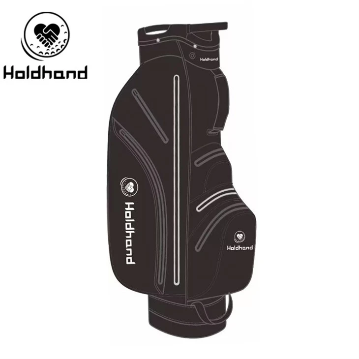 Moda dizayni OEM Golf sumkasi Polyester kanvas neylon moslashtirilgan logotipi Yuqori sifatli golf aravachasi sumkasi
