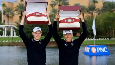 Yo'q. 5: Bernxard Langer o'g'li bilan PNC chempionatidagi g'alaba rekordini b...